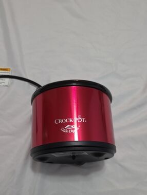 Crock-Pot Little Dipper Electric Fondue Warmer - Metallic Red